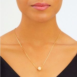 NWOT stunning 😍✨ 14K 🌹 Gold CZ Sparkling 🤩 Sphere Pendant by STERLING FOREVER